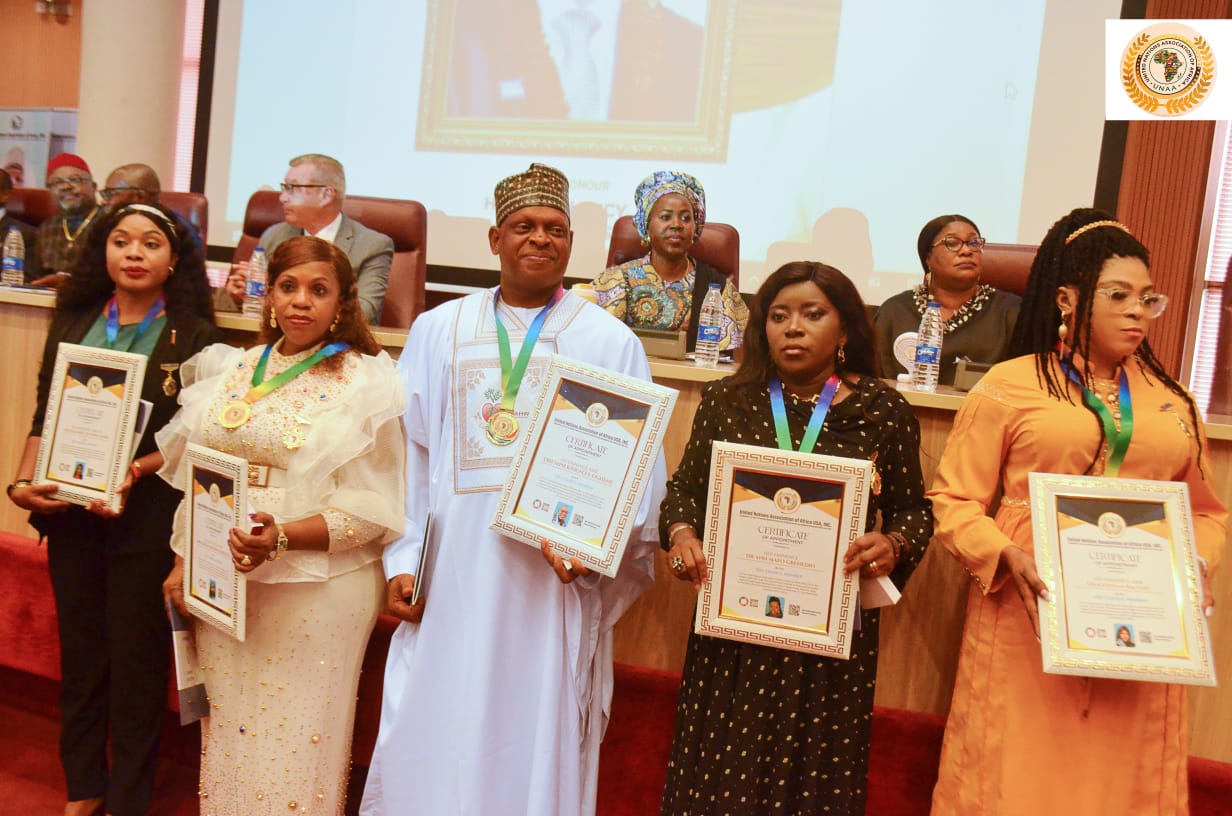 The Award Ceremony of His Eminient Ambassador Prophet Kingsley Oghene Triumph At The Federal Ministry of Foreign Affairs Abuja By The United Nations Association of Africa USA, INC.
