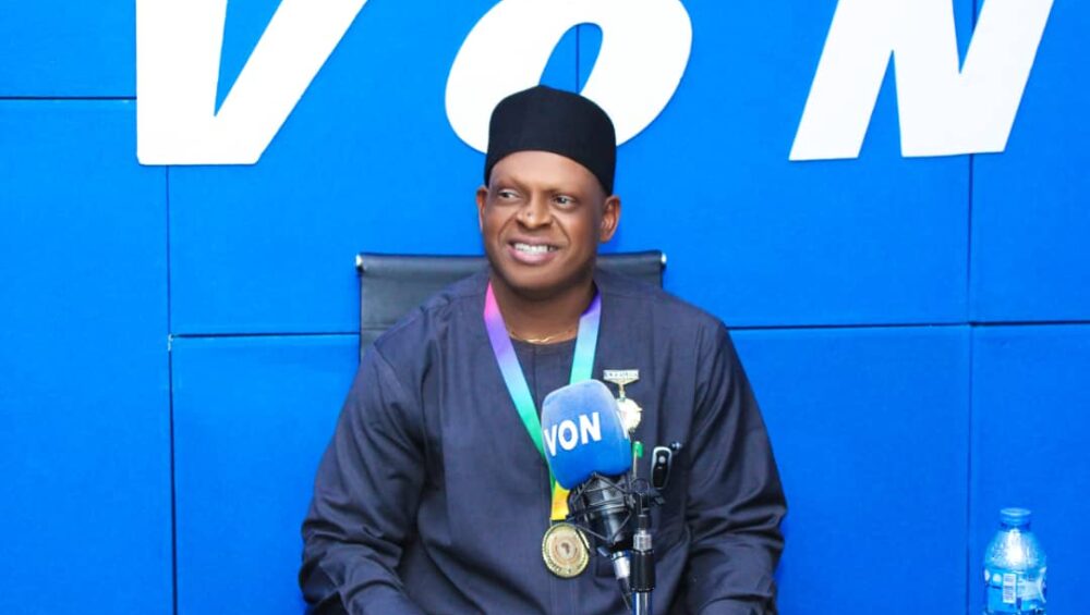 Ambassador Prophet Kingsley Oghene Triumph at The Voice of Nigeria in Abuja.